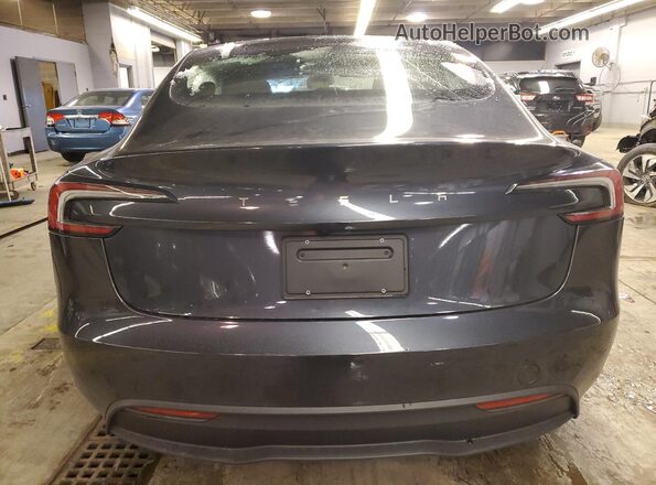 5YJ3E1EA3RF870362 2024 TESLA MODEL Серый Вид сзади
