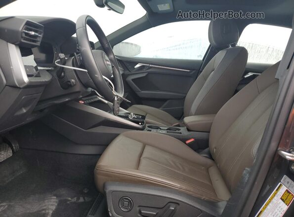 WAUAUDGY8NA056178 2022 AUDI OTHER Black Widok wnętrza z przodu