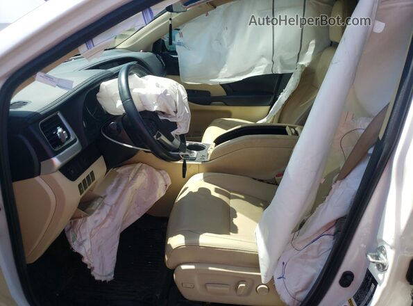 5TDJGRFHXKS063883 2019 TOYOTA HIGHLANDER HYBRID Белый 