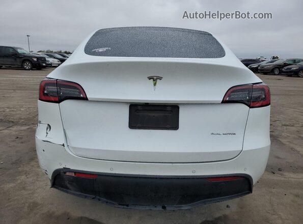 5YJYGDEE9MF088273 2021 TESLA MODEL White უკანა ხედი