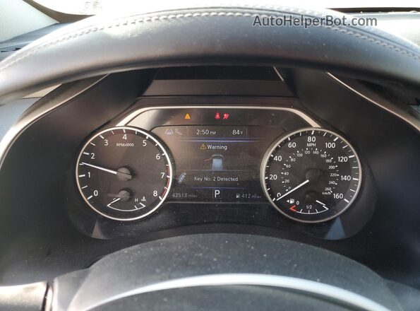 5N1AZ2DS5LN138945 2020 NISSAN MURANO Silver Instrument cluster view