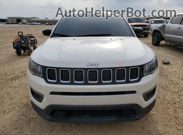 3C4NJCAB1KT715444 2019 JEEP COMPASS White წინა ხედი
