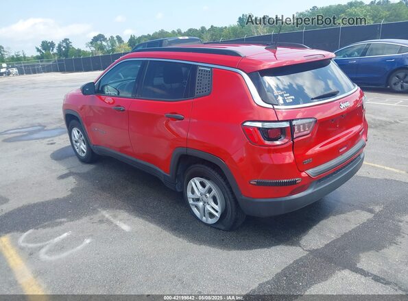 3C4NJCAB5LT175551 2020 JEEP COMPASS Red უკანა მარცხენა