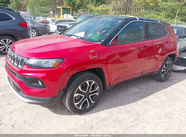 3C4NJDCN0PT527468 2023 JEEP COMPASS Red Передня ліва чверть