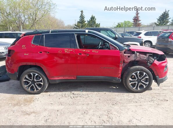 3C4NJDCN0PT527468 2023 JEEP COMPASS Red Панорамний вид салону 360°