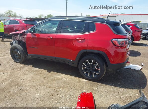 3C4NJDDB7LT196242 2020 JEEP COMPASS Red Trasero izquierdo