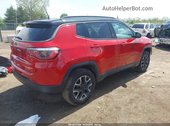 3C4NJDDB7LT196242 2020 JEEP COMPASS Red Trasero derecho