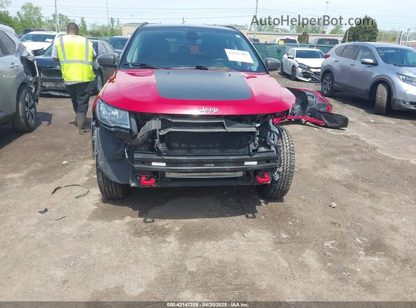 3C4NJDDB7LT196242 2020 JEEP COMPASS Red Vista frontal