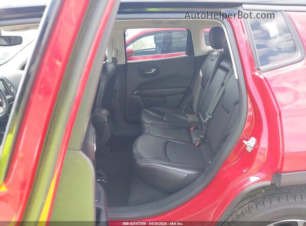 3C4NJDDB7LT196242 2020 JEEP COMPASS Red Vista de la etiqueta del VIN