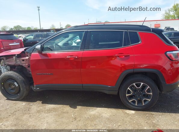 3C4NJDDB7LT196242 2020 JEEP COMPASS Red 