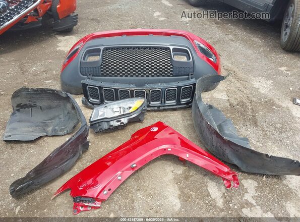 3C4NJDDB7LT196242 2020 JEEP COMPASS Red Vista del cuadro de instrumentos
