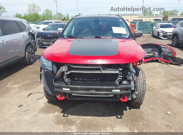 3C4NJDDB7LT196242 2020 JEEP COMPASS Red Vista interior trasera