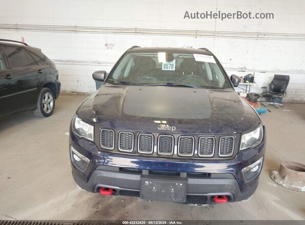3C4NJDDBXJT174653 2018 JEEP COMPASS Dark Blue ხელსაწყოთა პანელის ხედი