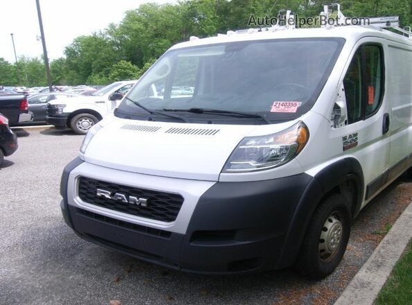 3C6TRVAG8LE135323 2020 RAM PROMASTER 1500  Вид наклейки с VIN-кодом