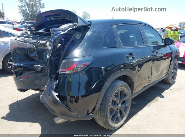 3CZRZ1H50PM731435 2023 HONDA HR-V Black Задня права чверть