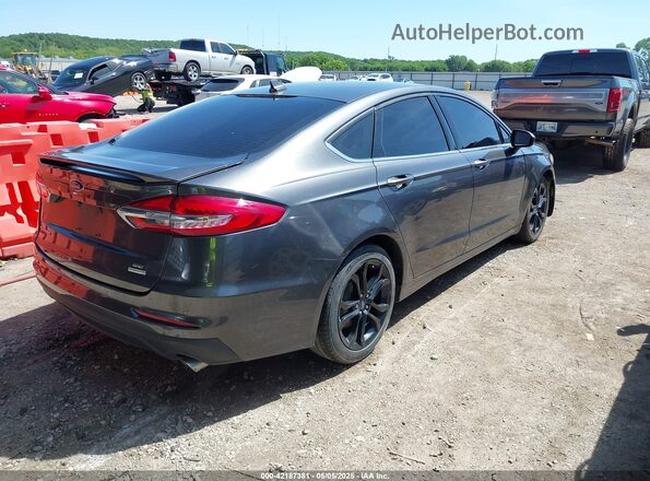 3FA6P0HD2LR256809 2020 FORD FUSION Black Tył prawy