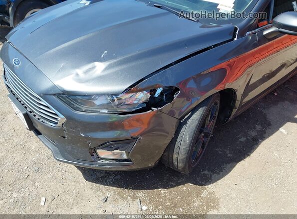 3FA6P0HD2LR256809 2020 FORD FUSION Black Widok z przodu