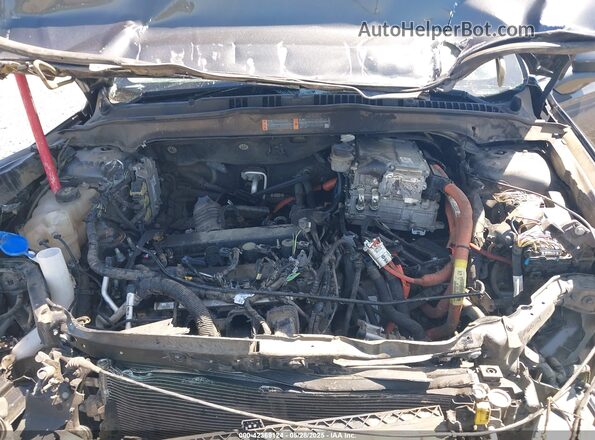 3FA6P0LU3GR386983 2016 FORD FUSION HYBRID Black უკანა ხედი