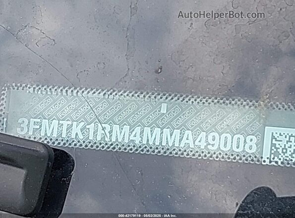 3FMTK1RM4MMA49008 2021 FORD MUSTANG MACH-E Черный Вид щитка приборов