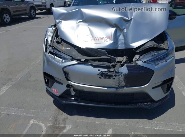 3FMTK4SX3MME04398 2021 FORD MUSTANG MACH-E Silver Rear view