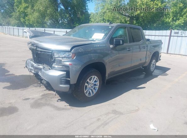 3GCUYEED2MG204500 2021 CHEVROLET SILVERADO Gray Przód lewy