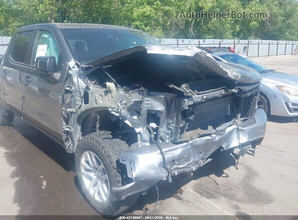 3GCUYEED2MG204500 2021 CHEVROLET SILVERADO Gray Widok z przodu