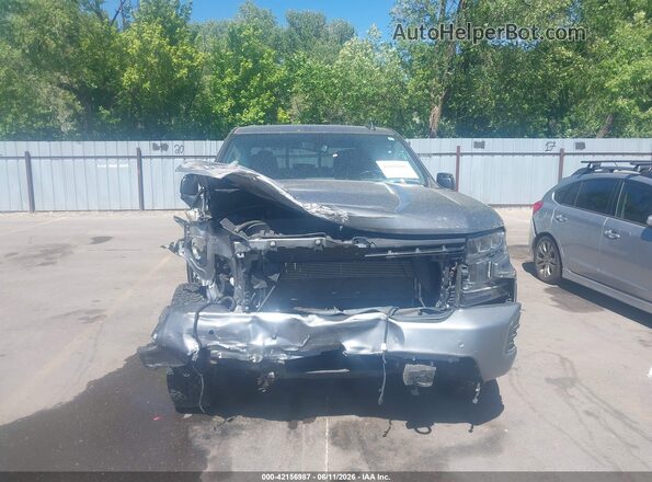 3GCUYEED2MG204500 2021 CHEVROLET SILVERADO Gray Widok wnętrza z tyłu