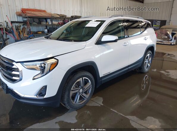3GKALVEV6ML391097 2021 GMC TERRAIN Белый Передняя левая четверть