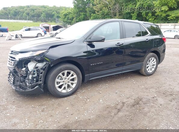3GNAXKEV4ML398488 2021 CHEVROLET EQUINOX Черный Передняя левая четверть
