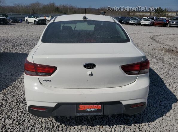 3KPA24AD8LE299398 2020 KIA RIO White Вид ззаду