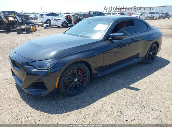3MW43CM00P8D74464 2023 BMW M2 Black Front left