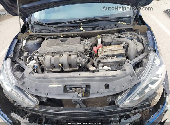 3N1AB7AP2KY328406 2019 NISSAN SENTRA Синий Вид сзади
