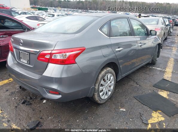 3N1AB7AP5KY224993 2019 NISSAN SENTRA Gray Հետևի աջ