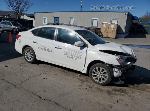 3N1AB7AP9KL614153 2019 NISSAN SENTRA White წინა მარჯვენა