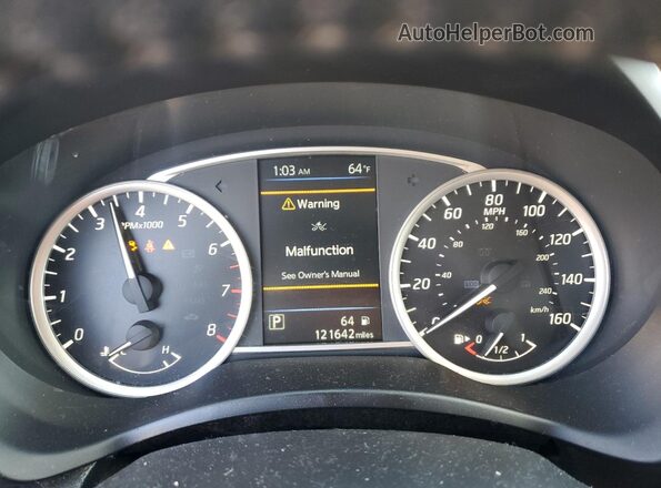 3N1AB7AP9KL614153 2019 NISSAN SENTRA White ხელსაწყოთა პანელის ხედი