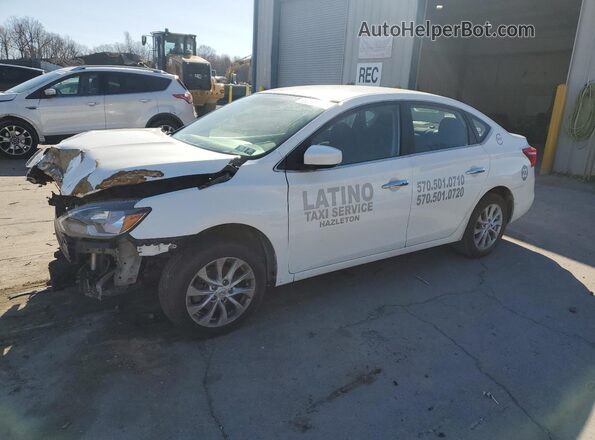 3N1AB7AP9KL614153 2019 NISSAN SENTRA White 