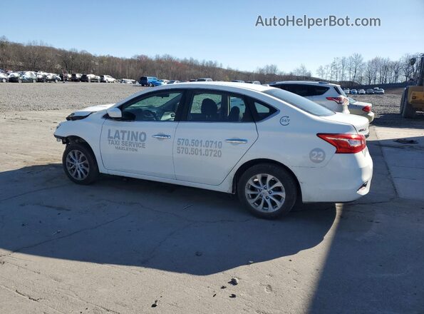 3N1AB7AP9KL614153 2019 NISSAN SENTRA White უკანა მარცხენა