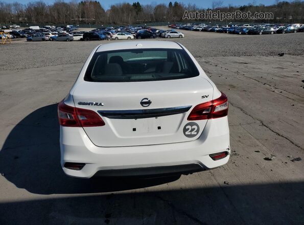 3N1AB7AP9KL614153 2019 NISSAN SENTRA White უკანა ხედი