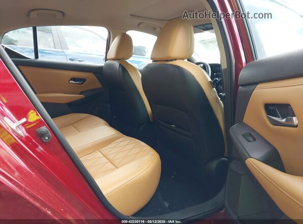 3N1AB8CV3MY262680 2021 NISSAN SENTRA Burgundy Widok naklejki z numerem VIN