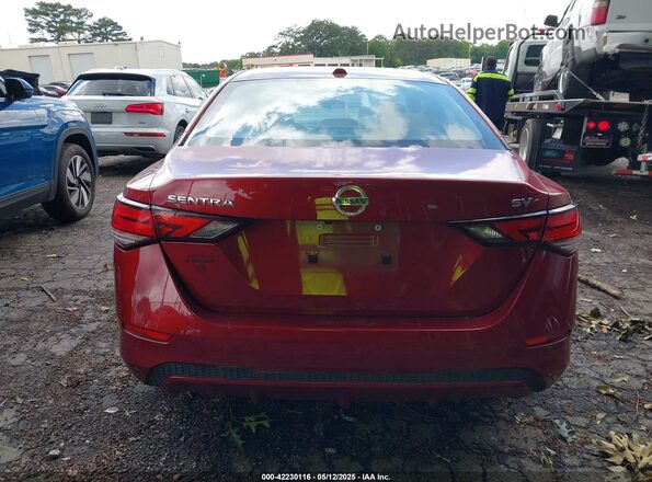 3N1AB8CV3MY262680 2021 NISSAN SENTRA Burgundy 