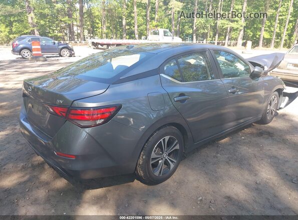 3N1AB8CV9MY224466 2021 NISSAN SENTRA Gray Задня права чверть