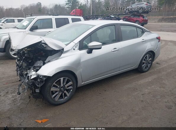 3N1CN8EV0LL807596 2020 NISSAN VERSA Silver Przód lewy