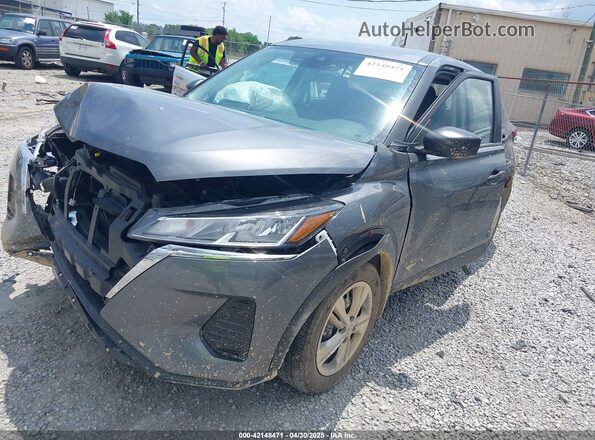 3N1CP5BV5RL593534 2024 NISSAN KICKS Gray Front left