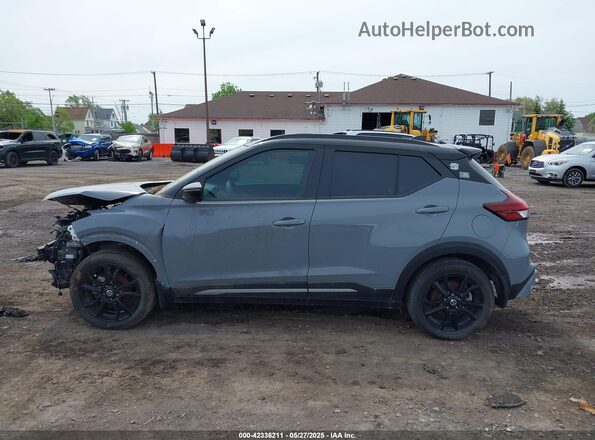 3N1CP5DV3ML476573 2021 NISSAN KICKS Blue 360 interior view