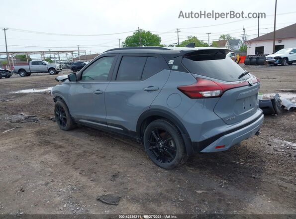 3N1CP5DV3ML476573 2021 NISSAN KICKS Blue Rear left