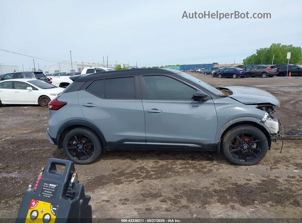 3N1CP5DV3ML476573 2021 NISSAN KICKS Blue Rear interior view