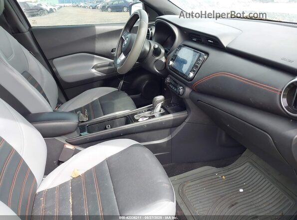 3N1CP5DV3ML476573 2021 NISSAN KICKS Blue Front interior view