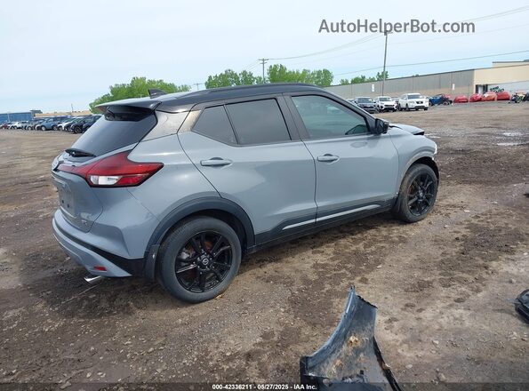 3N1CP5DV3ML476573 2021 NISSAN KICKS Blue Rear right