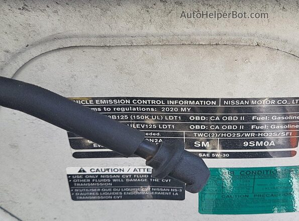 3N6CM0KN1LK702655 2020 NISSAN NV200  
