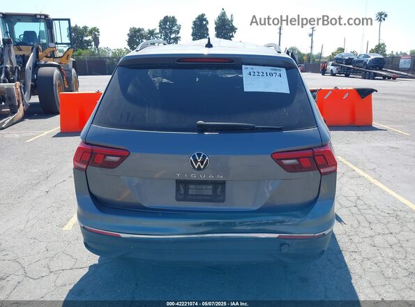 3VV1B7AX4NM123244 2022 VOLKSWAGEN TIGUAN Gray 
